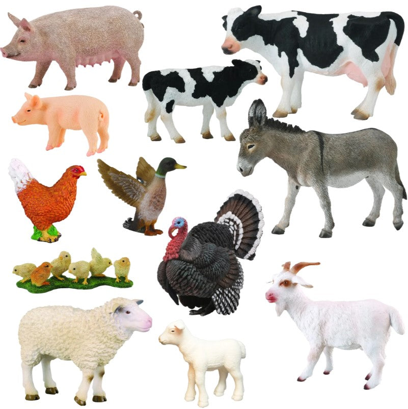 Mini Farm Animals Collecta – The Canterbury Playcentre Shop