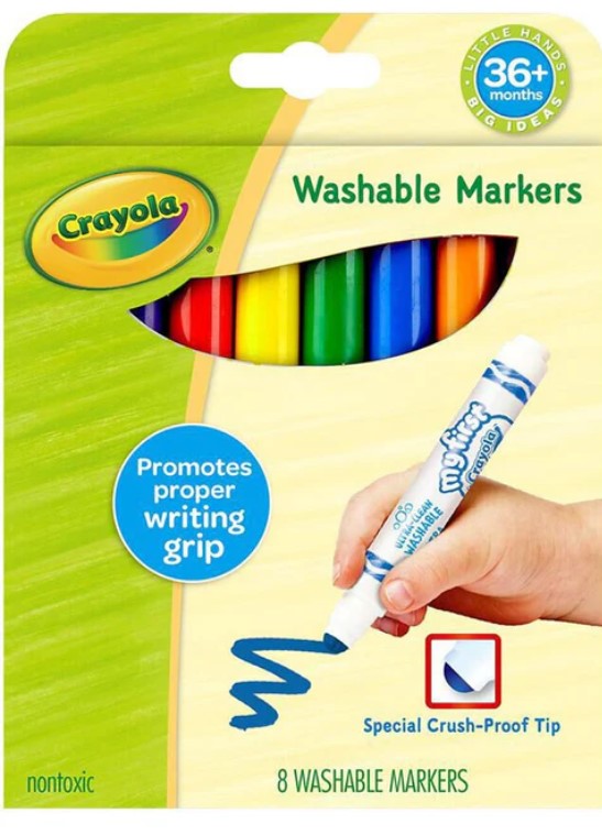 Crayola My First Washable Markers 8pc – The Canterbury