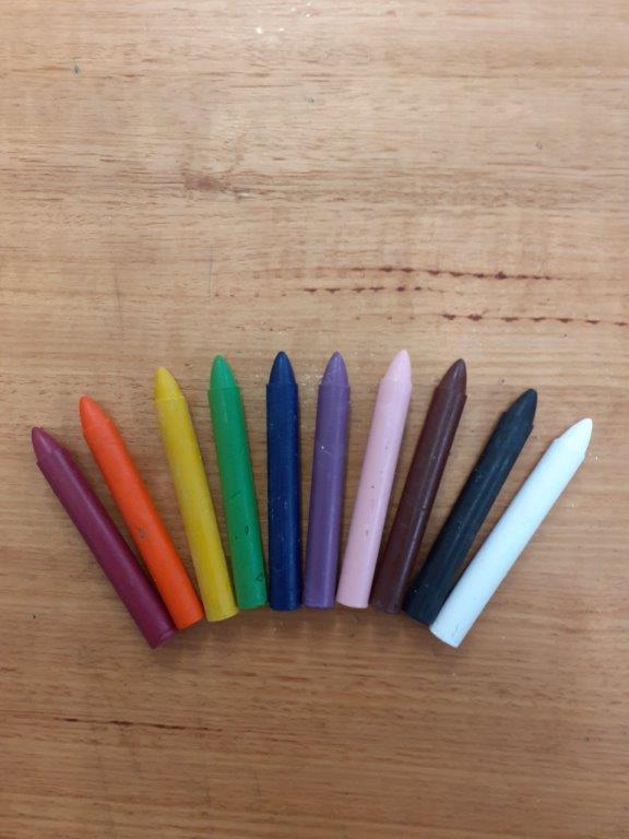 NZ Crayons Wax Unwrapped Single Colour 10pc – The Canterbury Playcentre Shop