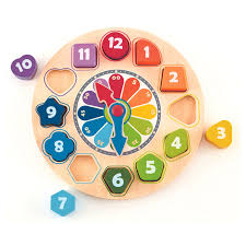 Time to Tell Time Clock Puzzle 22cm - Hape – The Canterbury Playcentre Shop