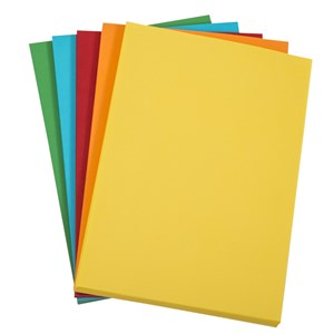 House of Card & Paper A4 80 gsm Coloured Paper - Bright Green (Pack of 50  Sheets)