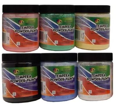Jar of Tempera Powder Paint assorted Colours – The Canterbury ...